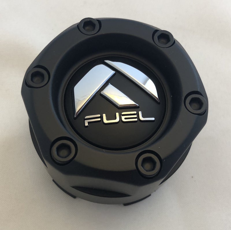 FUEL Matte Black Wheel Center Cap (Qty 1) # 1003-47MB - Image 3